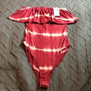 Charlotte russe tube top bodysuit